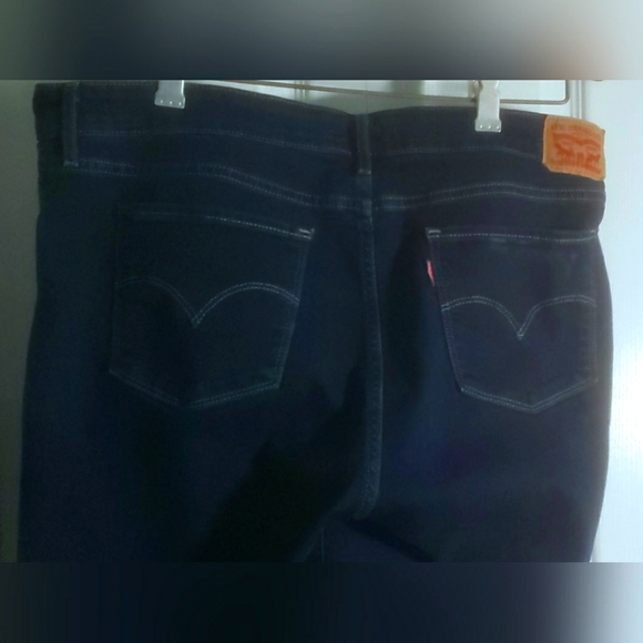 Levi's Strauss 711 Skinny Jeans, Cast Shadows - Dark Wash - Picture 4 of 4